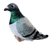 KUKUShining Paloma Peluche, Muñecos Animales Salvajes Rellenos Realistas Juguetes Suaves for Pájaros Peluches Esponjosos Decoración Regalo Sofá(Green)