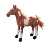 KUKUShining Peluche Caballo Realista, Juguete Suave Decoración Hogar Regalo Cumpleaños Navidad para Niños Adultos Detalles Artesanales Material Duradero(Style04,60cm/23.6in)