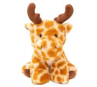 KUKUShining Peluche De Alce, Peluche De Reno Suave Y Tierno Muñeco De Ciervo Sika Almohada para Abrazar (Orange,28cm/11.02in)