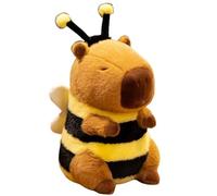 KUKUShining Peluche De Carpincho, Muñeco De Peluche con Alas De Abeja Almohada De Carpincho Suave Lindo Peluche For Niños(23CM/9.05in)