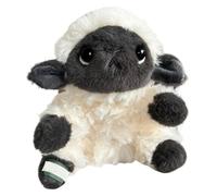 KUKUShining Peluche De Cordero, Adorable Almohada De Oveja De Peluche Suave con Nariz Negra Muñecos Ideales para Coleccionar Y Abrazar(18cm/7.09in)