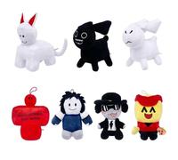 KUKUShining Peluche De Gubby, La Oportunidad Perdida Un Lindo Gato Gubby Personaje del Juego Peluche De Dos Veces C00lkidd for Gamers Y Niños(7pcs)