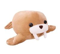 KUKUShining Peluche De Morsa, Bonito Muñeco De Peluche Almohada Juguetes Suaves Cojín Dormir For Niños Adultos(45cm/17.7in)
