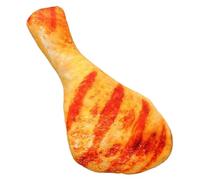 KUKUShining Peluche De Muslo De Pollo, Cojín Decorativo Suave con Diseño De Comida Peluche De Muslo De Pollo Frito para Decoración(Yellow,40cm/15.7in)