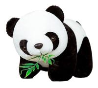 KUKUShining Peluche De Panda, Suave Y Duradero con Hojas De Bambú Ideal For Regalar En Cumpleaños Y San Valentín(30cm/11.8in)