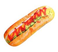 KUKUShining Peluche De Perrito Caliente, Suave Tierno Relleno De Tostada Pan De Peluche Divertido Juguete De Comida (Hotdog,40cm/15.7in)