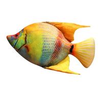 KUKUShining Peluche De Pez Marino, Pescado De Mar Dorado Almohada Suave Muñeco Realista De Pez Juguete De Peluche Adornos Decorativos(Orange,70cm/27.6in)