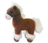 KUKUShining Peluche De Poni, Lindo Peluche De Simulación Almohada Cómoda For Niños Decoración For Sofá(Dark Brown)