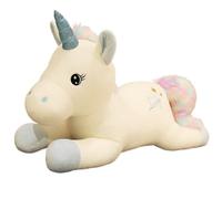 KUKUShining Peluche De Unicornio, Adorable Animal Juguetes De Peluche Unicornios Arcoíris Suaves Almohada Abrazable Muñeca Compañero De Juego Acogedor(Blue,80cm/31.5in)