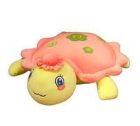 KUKUShining Pequeña Tortuga Peluche, Adorable Muñeco Dibujos Animados Suave Adorable Ideal for Decorar como Regalo For Sofá(Pink,60cm/23.9in)