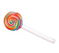 KUKUShining Piruleta De Peluche, Piruletas Redondas con Remolinos De Arcoíris Juguetes Dulce Accesorio For Niños Adultos Niñas De Fiesta Cumpleaños(Red,40cm/15.7in)