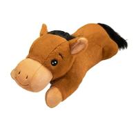 KUKUShining Pony De Peluche, Muñecos De Animales De Dibujos Animados Caballo De Peluche Juguetes De Decoración Almohada Suave Abrazar para Jugar(Brown,65cm/25.59in)