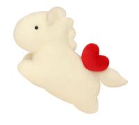 KUKUShining Pony Peluches, Lindos Muñecos Caballo Dibujos Animados Almohada Suave for Dormir con Decoración Regalos Cumpleaños(White)