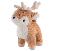 KUKUShining Reno De Peluche, Muñecos De Peluche De Ciervo Y Alce Suaves Tiernos Regalos para Navidad Decoración Festiva(35cm/13.8in)
