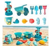 KUKUTrue® Juguetes de Arena y Agua para 2 3 4 5, Juguetes Playa 2 Años, Cubo y Palas Playa Niño, Brinquedos Praia, Regalo para Peques de 2-5 Años
