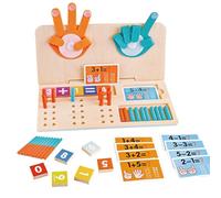 KUKUTrue® Juguetes Montessori 3 4 5 6, Juegos Educativos Niños 3 Años, Juegos Educativos Niños 4 Años, Juguetes Madera, Estudiando Matemáticas, Regalo Niño Niña 3-6