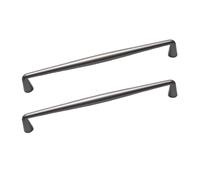 KUKUUU 2 tiradores for cajones de muebles y armarios.(Pearl Grey,Hole Pitch 320mm)