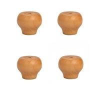 KUKUUU 4 Piezas de Patas de Madera Maciza for Muebles, mesas de Centro y Bancos.(Varnish Colour,4cm/1.57in)