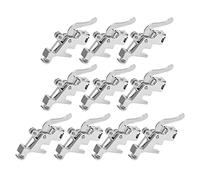 Kukyller 10PCS Stainless Steel Sewing Machine Foot, Straight Stitch Presser Foot Universal Purpose Snap on Multifunctional Presser Feet Kit
