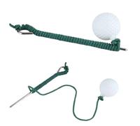 Kukyller 2PCS Golf Swing Trainer, Golf Swing Rope Training Aid Training Tool for Drivers Practice Rope Ball Practice Aid Ball