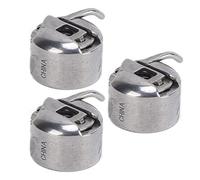 Kukyller 3Pcs Bobbin Case,Iron Sewing Machine Bobbin Case Suitable for Household Sewing Machine