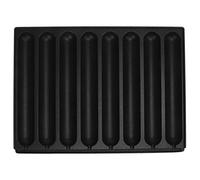 Kukyller 8 Grids Sausage Grilling Pan, Sausage Mold Grilling Pan Prevent Stick Thickened Aluminum Plate Safe Hot Dog Mold Tray for Home