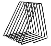 Kukyller Ajustable Bookends, Libro Termina el Soporte de Soporte Stander Storage Stant Estante Bookend Desktop Organizador de Escritorio (Negro)