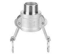 Kukyller B Trash Pump Adapter Dn20 3 4 Stainless Steel Female Camlock Adapter with Male Pipe Threads