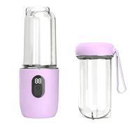 Kukyller Batidora Portátil para Batidos y, Vaso Exprimidor Eléctrico Recargable Inalámbrico con Cuchillas de Acero Inoxidable para Deportes al Aire Libre Family Trave 40w 500ml