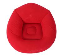 Kukyller Bean Bag Chair Memory Foam Bean Bag Chair Flocking Inflatable Chair Inflatable Sofa Inflatable Lounge Chair (Red)