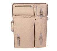 Kukyller Bolsa de Suministros de Arte Mochila de portafolio de Arte Estuche de portafolio de Artista Bolsa de Pintura multifunción Tablero de Dibujo Bolsa de Transporte Artista Que Lleva (Caqui)