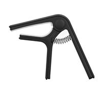 Kukyller Cejilla de guitarra, cejilla de guitarra para guitarra acústica y eléctrica Cejillas de ukelele premium de 6 cuerdas Clip Capo Abrazadera Capos Negro (Negra)