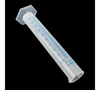 Kukyller Cilindro graduado de plástico de 500 ml, cilindro de medición transparente Tubo de líquido de prueba de prueba de laboratorio graduado caliente para proyectos científicos