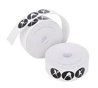 Kukyller Cinta Protectora para Raqueta de Tenis, 2 Rollos, Cinta Protectora para (Blanca)