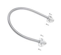 Kukyller Door Wire Conduit, 1pc 40cm Door Wire Conduit Flexible Conduit Flexible Electrical Conduit Door Cable Protector Stainless Steel Conduit