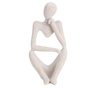 Kukyller Estatuas y esculturas, Estatua de Mujer Leyendo Figura de Pensamiento Modelo Ornamento exquisitas Figuras de Resina Hechas a Mano artesanía para decoración del hogar Estante de