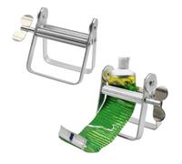 Kukyller Exprimidor de Pasta de Dientes, 2 Piezas Exprimidor de Tubo de Pasta de Dientes de Metal Exprimidor de Tubo de Pintura para cosméticos Tinte de Color Crema de Manos Artista