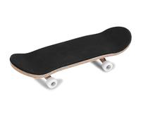 Kukyller Finger Skateboard, Maple Wooden Alloy Fingerboard Skate Kit Professional Mini Maple Wooden Fingerboards with Box Reduce Pressure Kids Gifts (White)