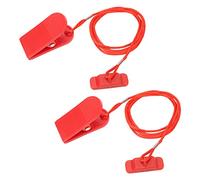 Kukyller Llave de Seguridad para Cinta de Correr, 2 Piezas Llave de Seguridad magnética Interruptor magnético de Parada de Emergencia con Clip Fuerte para máquina en Marcha