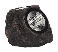 Kukyller Luces de roca de jardín solar al aire libre, focos de paisajismo de piedra falsa lámpara de jardín LED Light Lawn Decorations