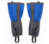 Kukyller Polainas para piernas para hombres, protectores de piernas, polainas para sendero, polainas para botas, polainas para nieve, calzado para senderismo, cubierta para botas, polainas (Azul)