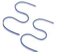 Kukyller Regla curva flexible de 2 piezas, regla curva de plástico flexible, herramienta de medida de dibujo para coser prendas de dibujo (60cm / 23.6in)