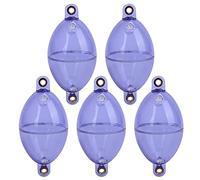 Kukyller Slip Bobbers For Fishing Fly Fishing Bobbers Clear Fishing Bobbers Bubble Float Fishing Casting Bubble Water Bobber (Purple)
