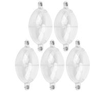 Kukyller Slip Bobbers For Fishing Fly Fishing Bobbers Clear Fishing Bobbers Bubble Float Fishing Casting Bubble Water Bobber (Transparent White)