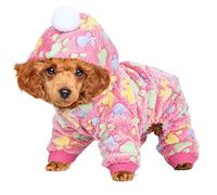 Kukyller Small Dog Pajama, Dog Sweater Soft Cat Apparel Pet Clothes Winter Outfit for Cats Small Medium (XL)