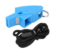Kukyller Sports Whistle Referee Dolphin Whistle Sports Referee Whistle Loud Crisp Sound Whistle for Coaches Referees Officials Outdoor Enthusiasts and Family Emergencies (Blue)