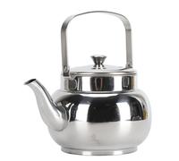 Kukyller Stainless Steel Teapot, Tea Kettle Coffee Pot Pour over Kettle with Removable Filter for Loose Leaf Tea (1L)