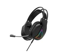 Kukyller Twolf H160 Auriculares USB de 3,5 mm con micrófono, Auriculares para Juegos con Cable Auriculares para computadora con micrófono Auriculares para computadora con Controladores de
