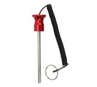 Kukyller Weight Stack Pin, Magnetic with Pull Rope Weight Stack Selector Pin for Strength Training Accessories Exercise 8x125mm (Roja)