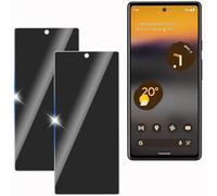KULAIKE【2 Piezas Protector Pantalla Privacidad para Google Pixel 6A,Cristal Templado Anti Espía,Sin Burbujas,Anti-Espía Vidrio Película,Privacy Screen Protector,9H Dureza,Anti-Arañazo
